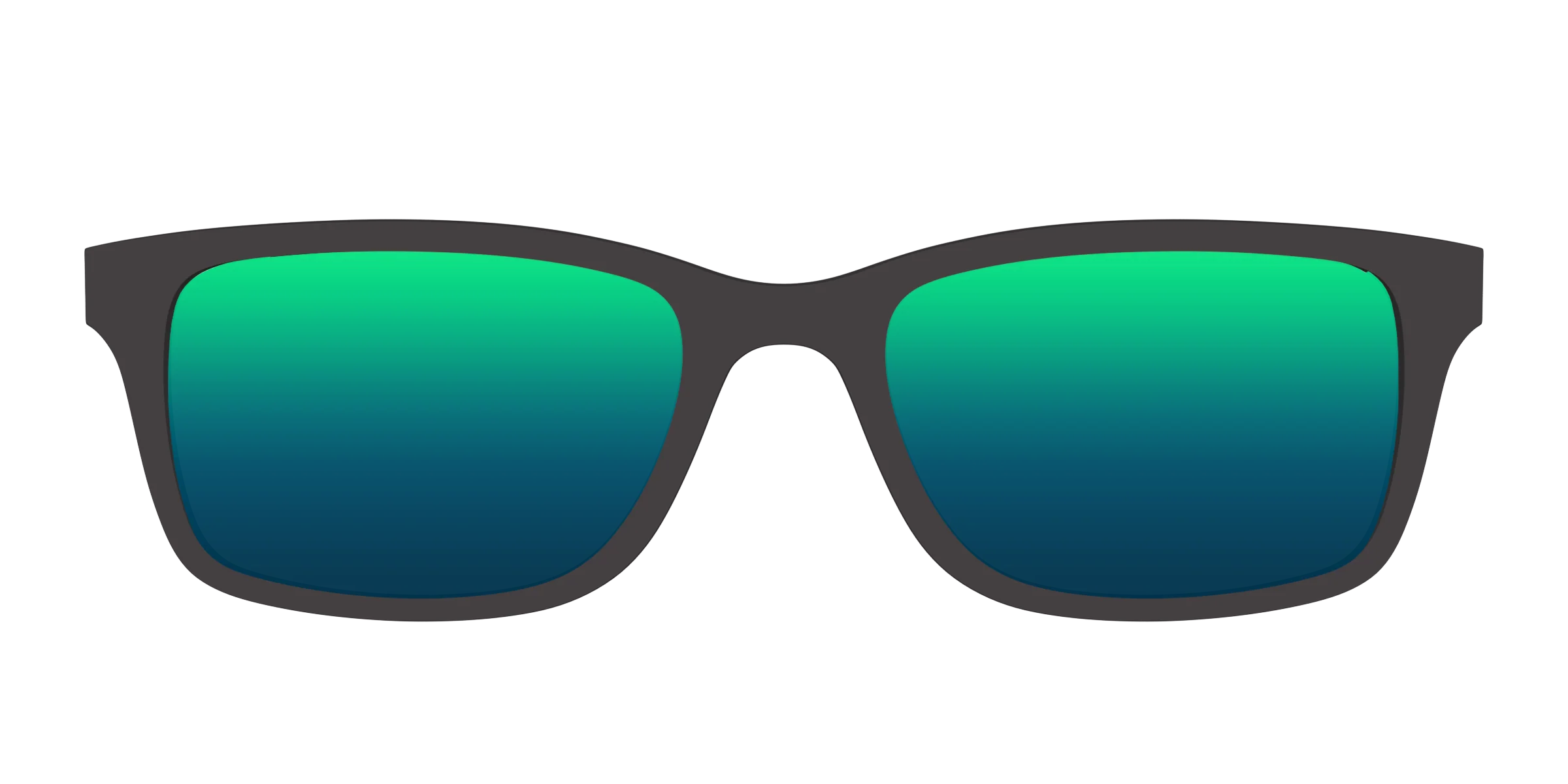 The Polarized Green Reflective Sun Top - Image 3