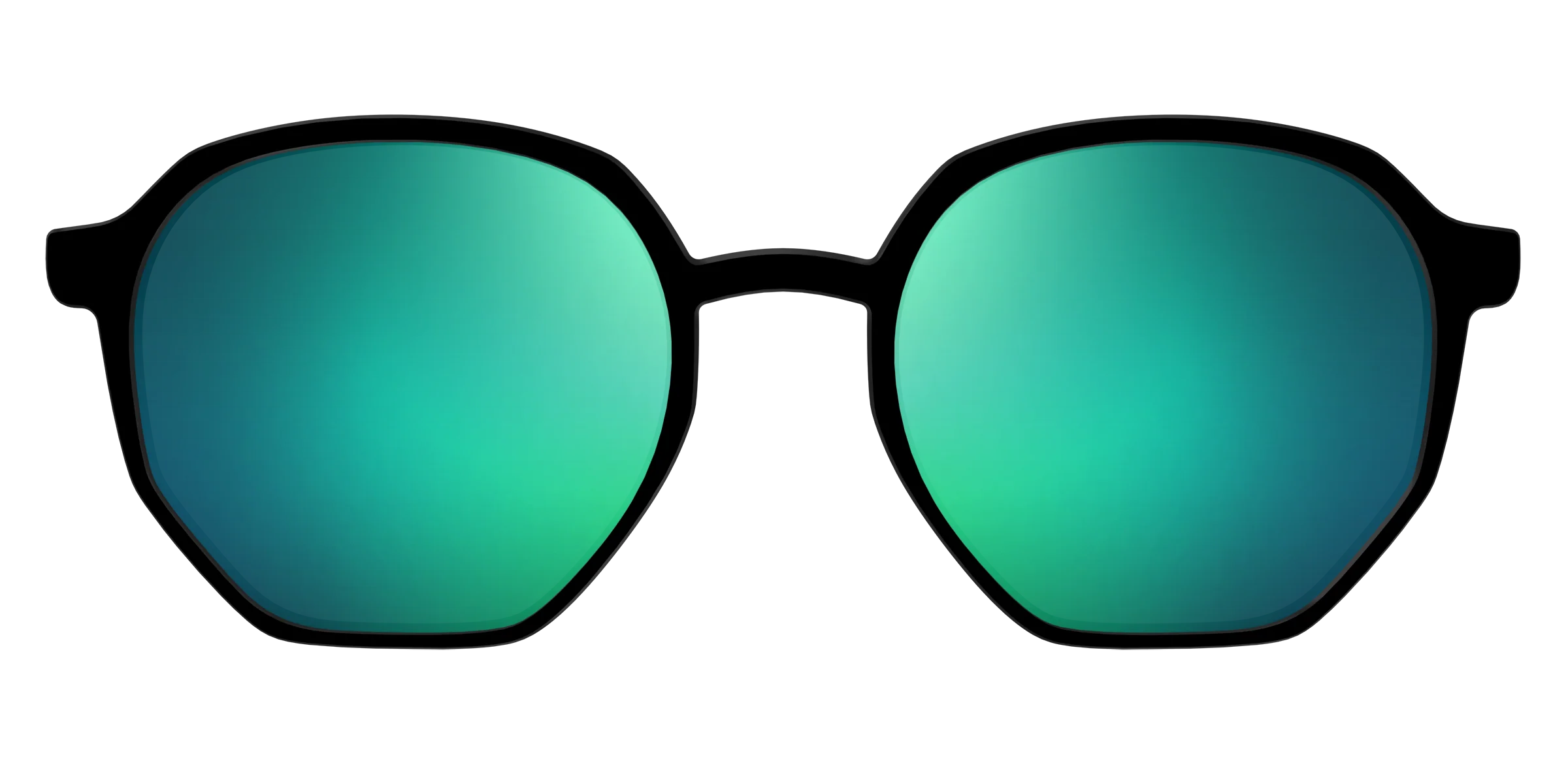 The Polarized Green Reflective Sun Top - Image 41