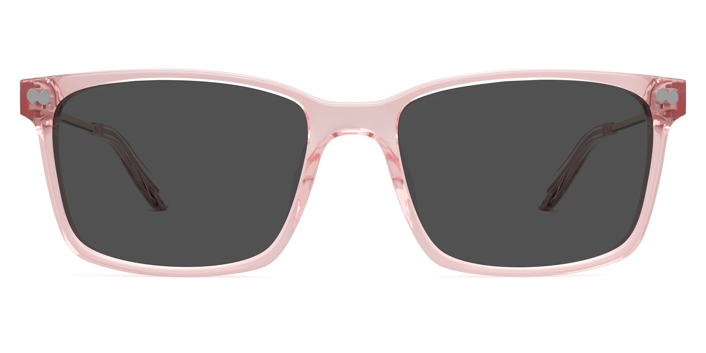 The Kirby - Pink Clear Acetate Rose Gold Metal Sun - Image 3