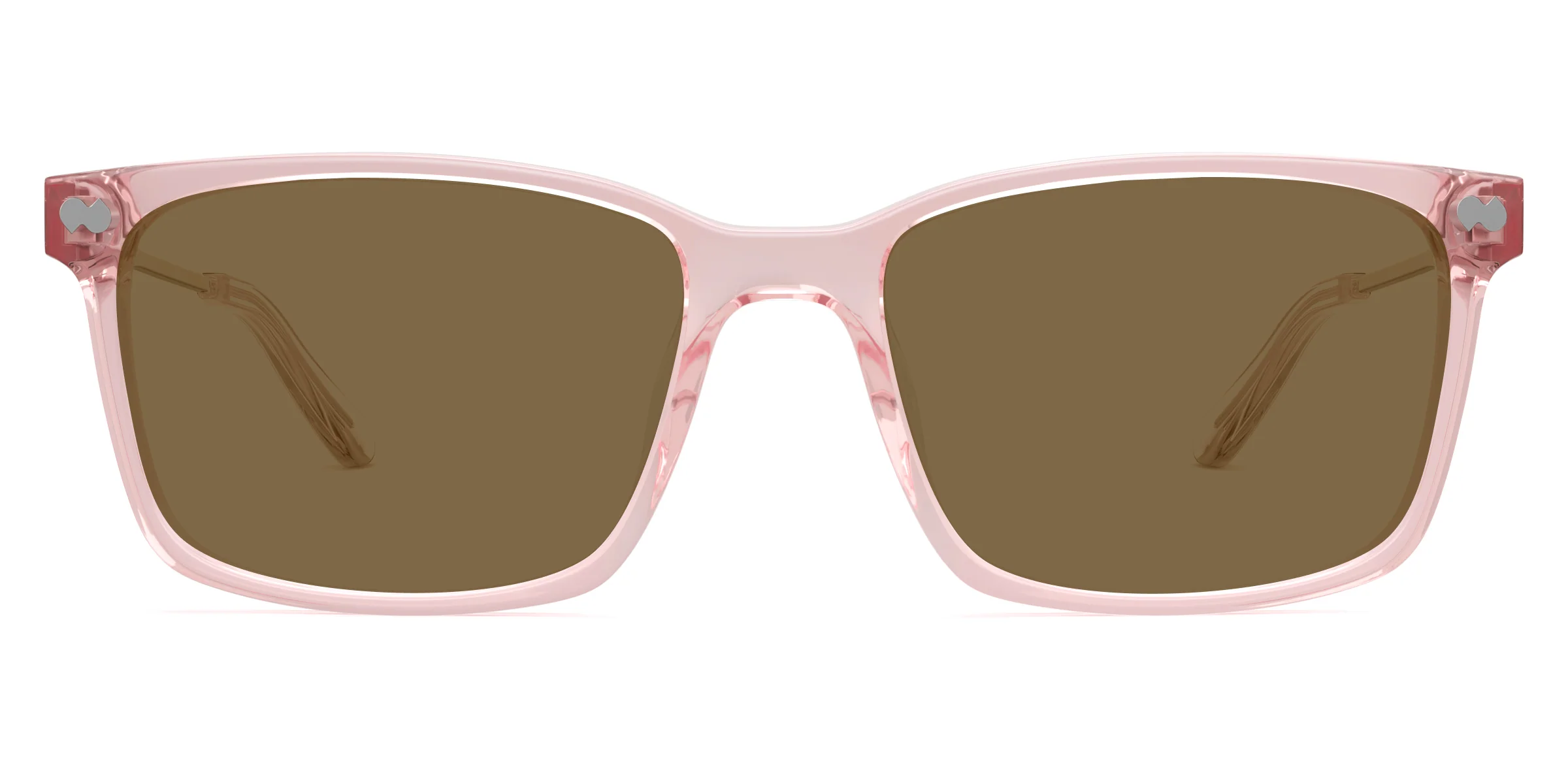 The Kirby - Pink Clear Acetate Rose Gold Metal Sun - Image 4