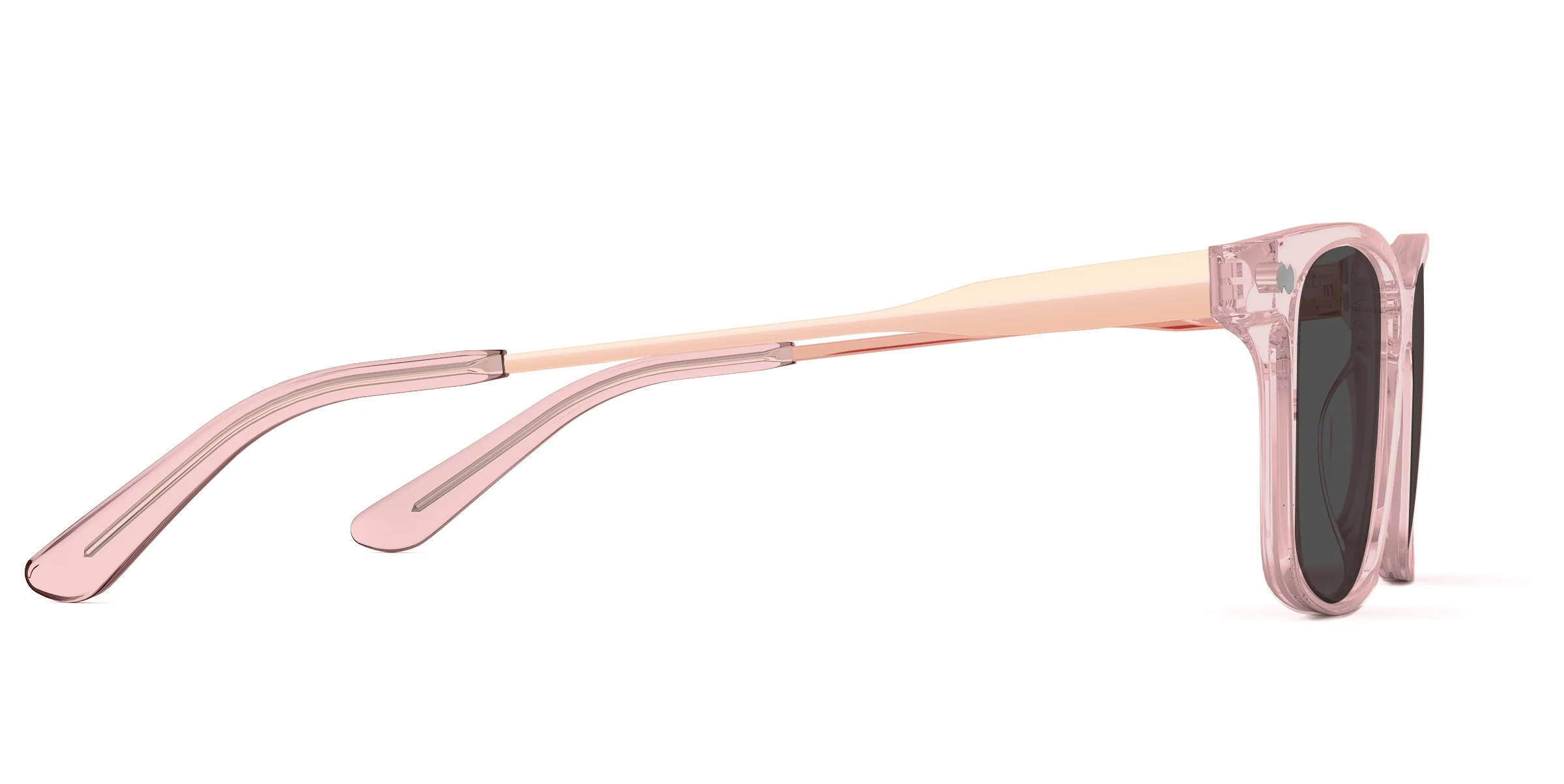 The Kirby - Pink Clear Acetate Rose Gold Metal Sun - Image 5