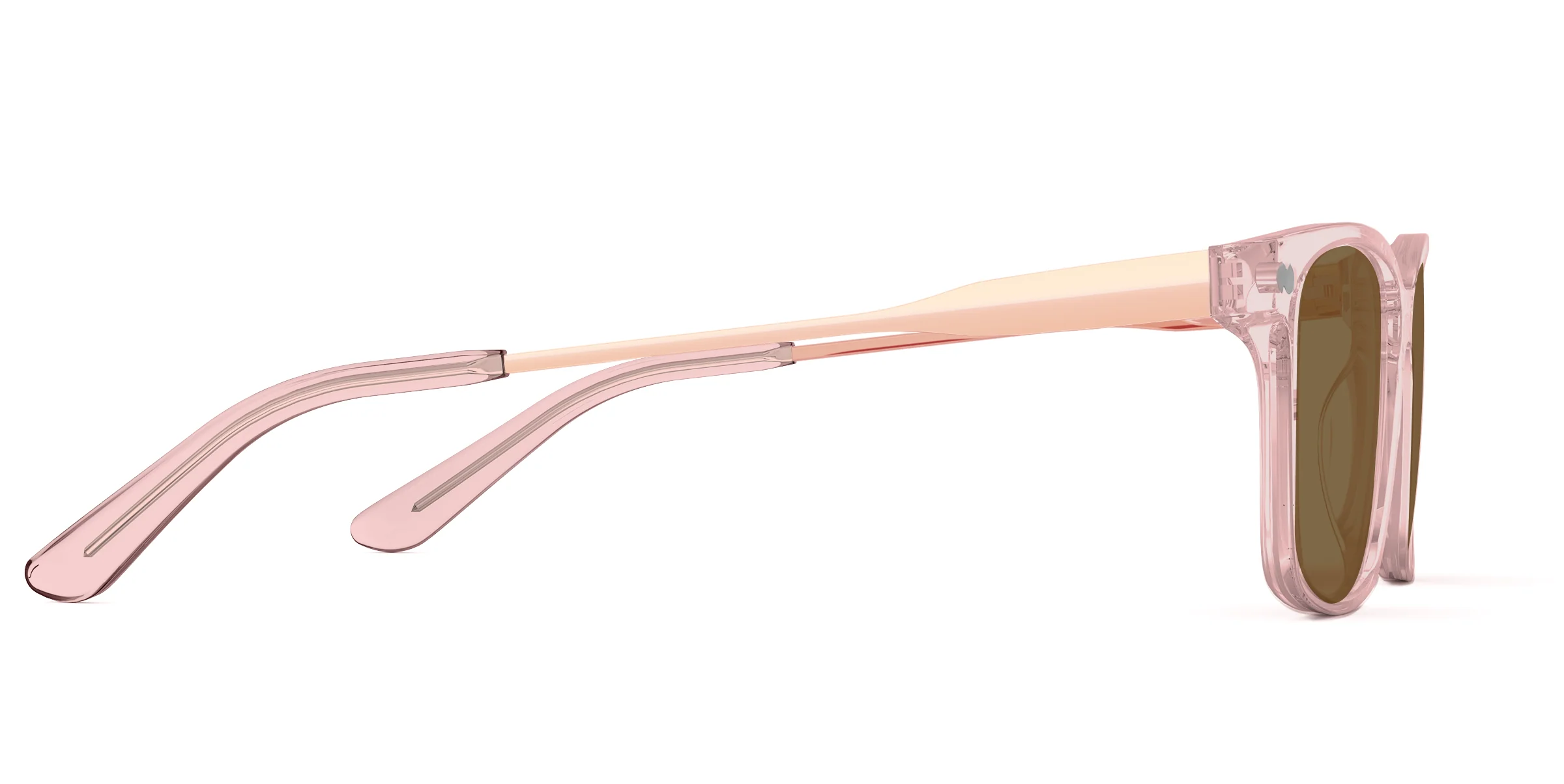 The Kirby - Pink Clear Acetate Rose Gold Metal Sun - Image 6