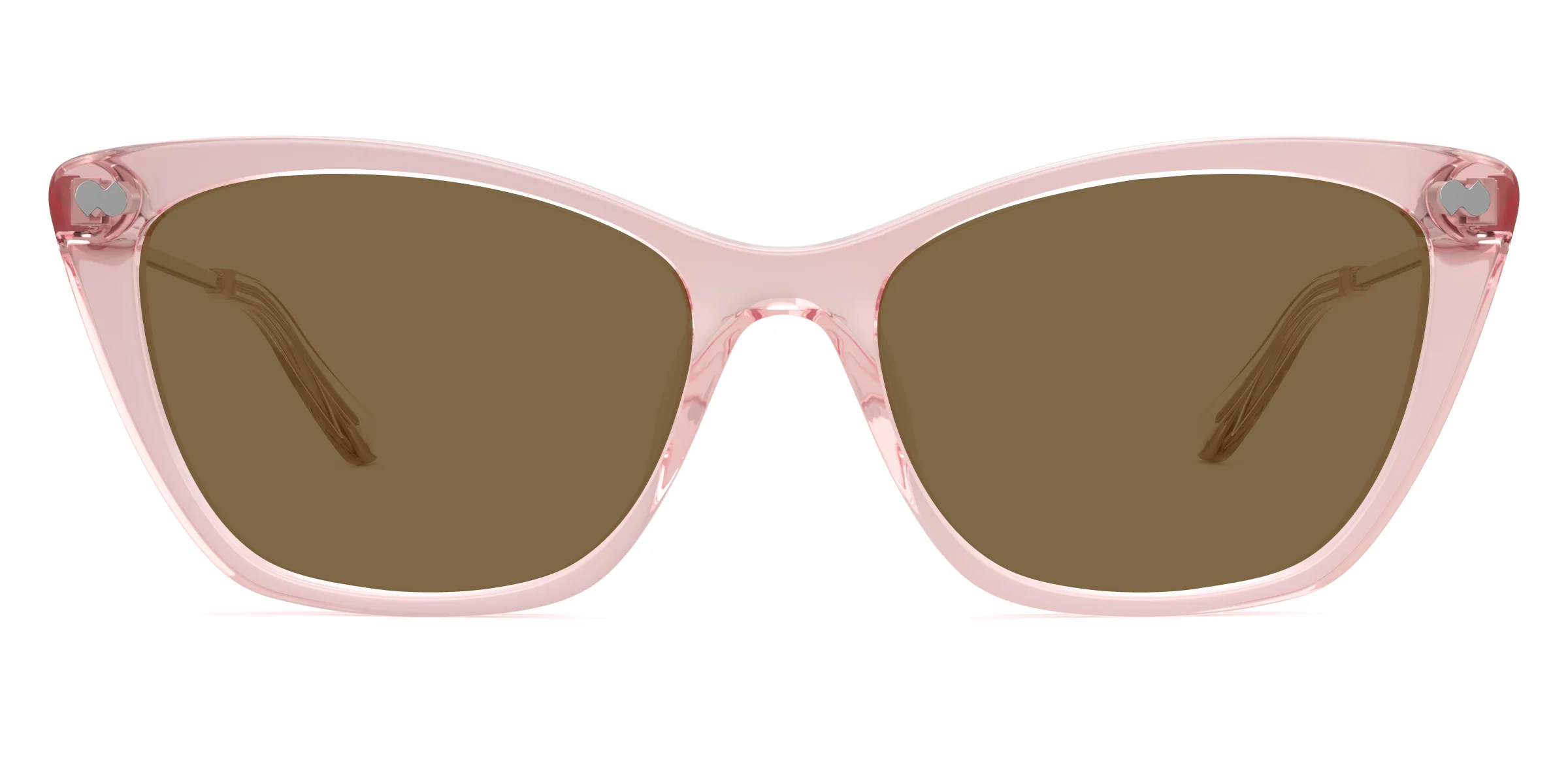 The Wanda - Pink Clear Acetate Rose Gold Metal Sun - Image 4